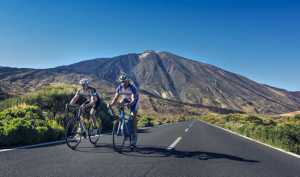 Cycling route from north to south Tenerife